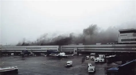 Fire at airport